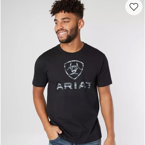 Ariat Other - Ariat Men’s Small Liberty USA Digi Camo Black Short Sleeve Cotton T-Shirt Tee